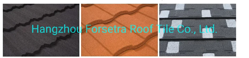 Functional Stone Coated Steel Metal Roofing Tiles Cheap Roof Tile Price House Building Materials in Nigeria